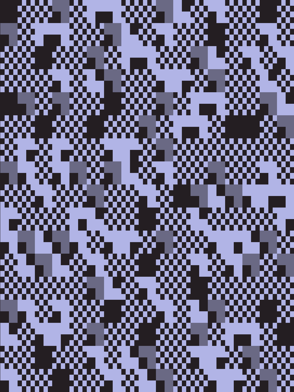 Pattern consisting of different sized rectangles